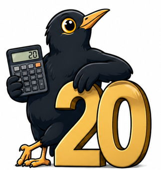 MAKOS 20 let logo s kosákem